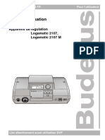 Buderus Logamatic 2107 Utilisateur