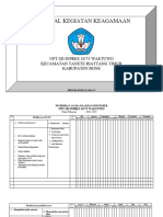 Jadwal Kegiatan Keagamaan