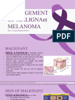 Management of Malignant Melanoma DR Kiagus Handrian Parikersit