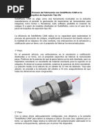 Optimización Del Proceso de Fabricación Con SolidWorks CAM en La Producción de Boquillas de Aspersión Tipo HU