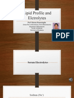 Theory 10 - Lipid Profile - Electrolytes Part 2