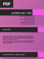 Aceros A36 y A53