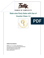 State Wise Party Sales With Voucher Class