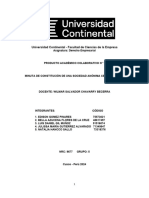 Grupo 05 - Minuta Proyectaterra Sac - Derecho Empresarial