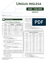 Lista Aula 24 - Grau Dos Adjetivos