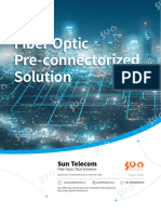 En-Fiber Optic Pre-Connectorized Solution