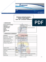 300 Thinners Spec and Safety Data Sheet