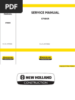 New Holland E70BSR Mini Excavator Service Repair Manual