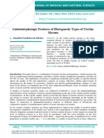 Pathomorphologic Features of Histogenetic Types of Uterine Myoma