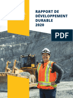 Mine Canadian Malartic Developpement Durable SST 2020