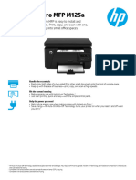 HP M125A Brochure