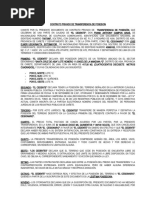 Contrato Transferencia de Posesion de Jose Uscamayta