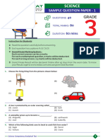 STD 3 Sample Question Paper