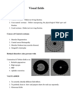 Visual Field - Notes