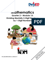 Math3 - Q2 - Mod13 - Dividing Mentally 2-Digit Numbers by 1-Digit Numbers Without Remainder Using Appropriate Strategies - v2