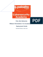 Palo Alto Networks VMware Workstation 10.0 Academy Lab Deployment Guide