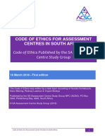 Code of Ethics For Assessment