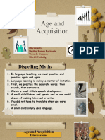 Age and Acquisition