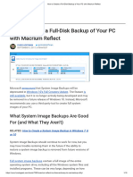 Full-Disk Backup of Your PC With Macrium Reflect