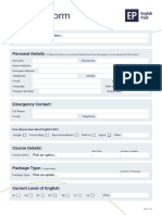 EP-Adult Enrolment Form