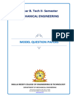 II B.Tech Year II Sem Question Bank