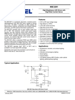 General Description Features: High Brightness LED Driver With High-Side Current Sense