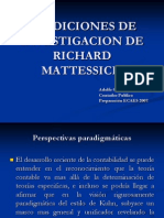 Tradiciones de Investigacion de Richard Mattessich