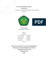 A Kelompok 1 Evaluasi Pembelajaran