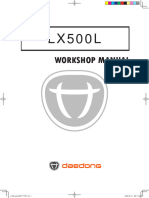 Kioti Daedong LX500L Tractors Service Manual