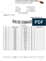 Touggourt Le: 21/05/2022 Doit: Sarl Diouani: Cité Ain Sahra Nezla Touggourt W. Ouargla