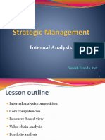 Lesson 3 - Internal Analysis II