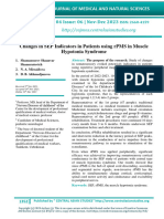 Changes in SEP Indicators in Patients Using RPMS in Muscle Hypotonia Syndrome