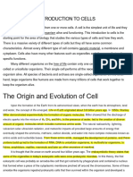 INTRODUCTION TO CELLS - Edited