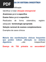 Roteiro Semiologia Do Sistema Digestório 2024-1