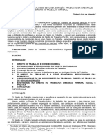 Por Um Direito Do Trabalho - Cleber