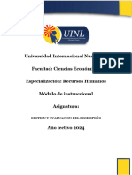 Modulo Gestion y Evaluacion Del Desempeno