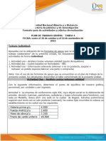 Plan de Trabajo Tarea 4 - Elaborar Un Informe, Argumentado A Partir Del Desarrollo de Las Actividades