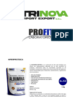 Catalogo de Pro Fit Nutrinova Abril 18