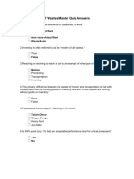 7W Quiz Combo Answers