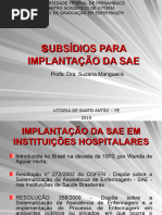 SAE - Implantação