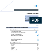 Target EV Multiples The Footnotes Analyst