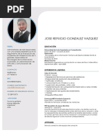 Jose Refugio Gonzalez Vazquez CV