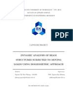 Dynamic Responses of Beam Subjected To Moving Load Using IGA Approach