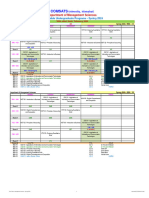 Time Table - BS & MS - Management Sciences - Spring 2024