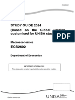 ECS2602 - STUDY GUIDE 2024 - Global Edition - Customised Version