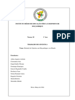 Historial de Ginástica em Moçambique e No Mundo - Trab 1o Ano 2024