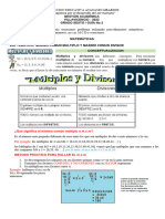 Guia # 6 Matemáticas 6° 2P