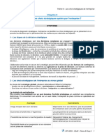 Th6 Chap 8 Choix Stratégiques SYNTHESE