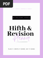 HIFDH & REVISION PLANNER - Lavender