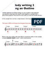 Melody Writing 2 (Outline) GCSE Yr 10 Unit 4